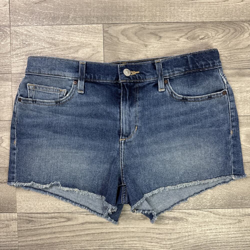 Joe's Jeans Cut Off Denim Jean Shorts Frayed Hem Medium Wash sz 29
